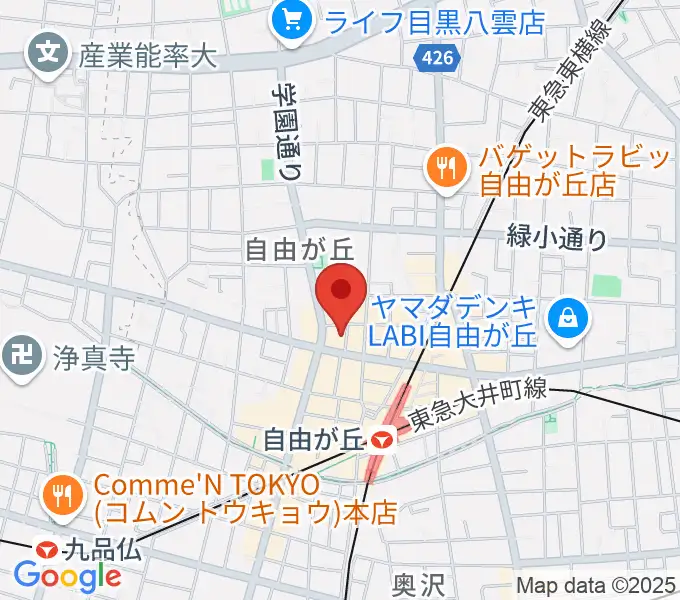 ラマンダ シャンソン教室の地図