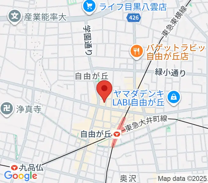 ラマンダ シャンソン教室の地図