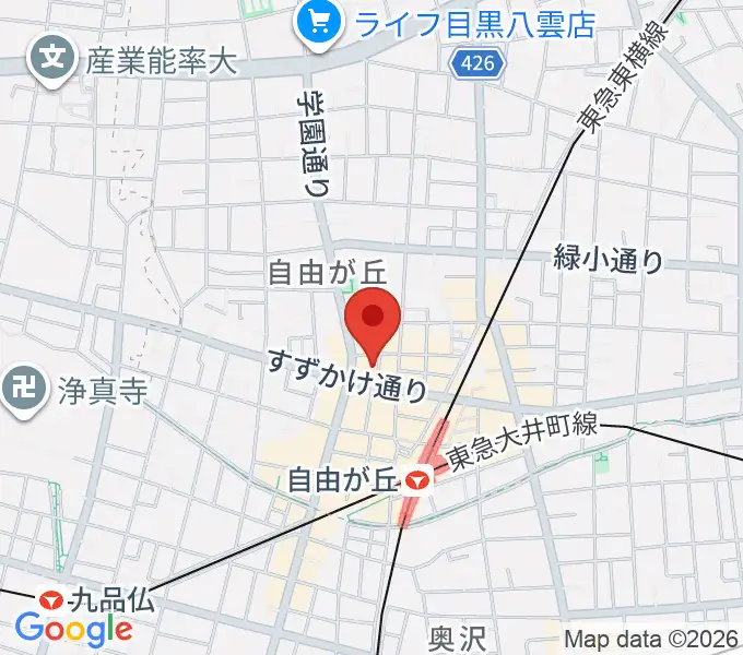 ラマンダ シャンソン教室の地図