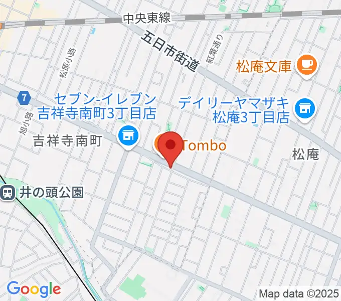 Air GARAGEの地図
