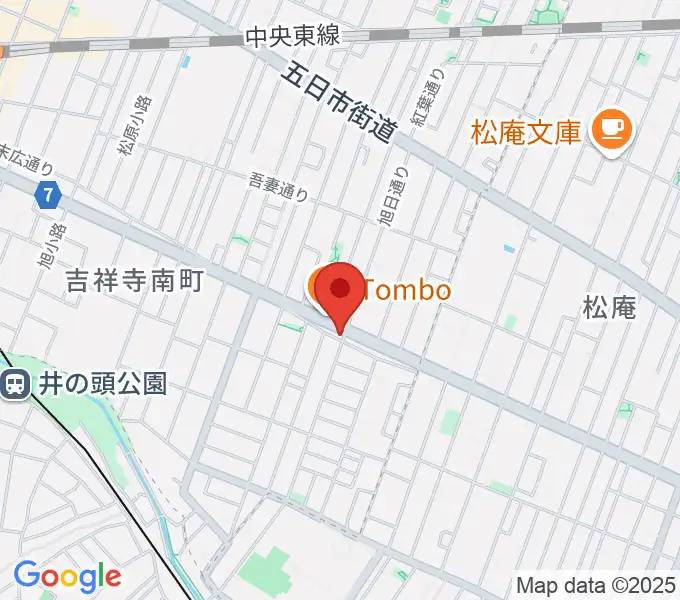 Air GARAGEの地図