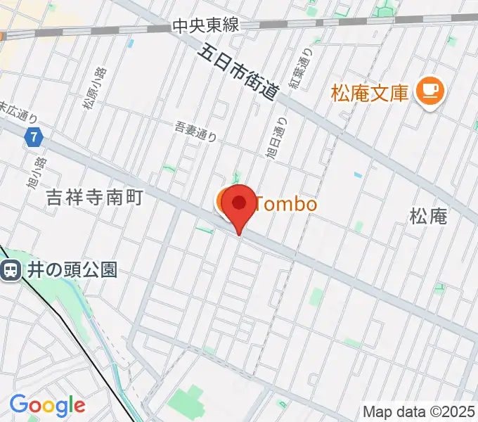 Air GARAGEの地図