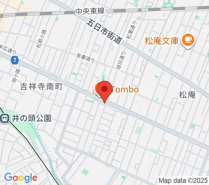 Air GARAGEの地図