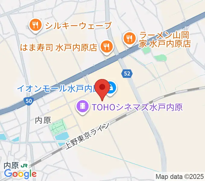 7thCODEイオンモール水戸内原店の地図