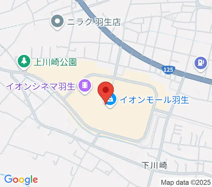 7thCODEイオンモール羽生店の地図