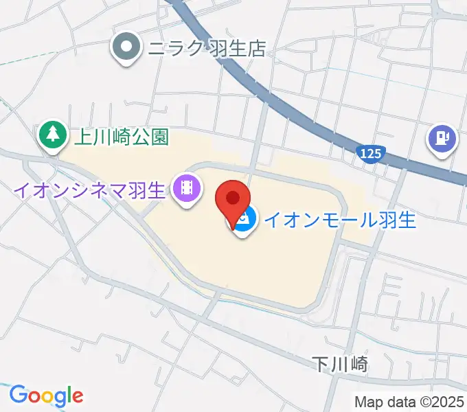 7thCODEイオンモール羽生店の地図