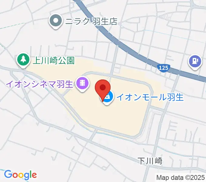 7thCODEイオンモール羽生店の地図