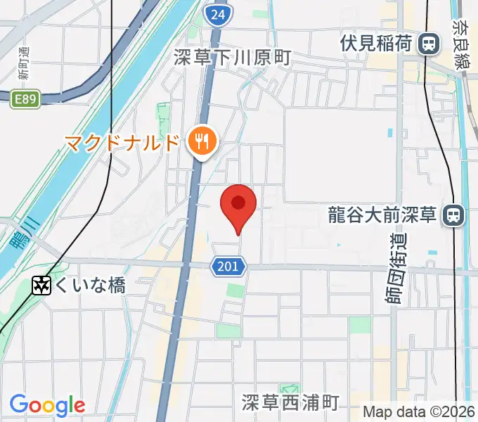 ジョニーのギター教室の地図