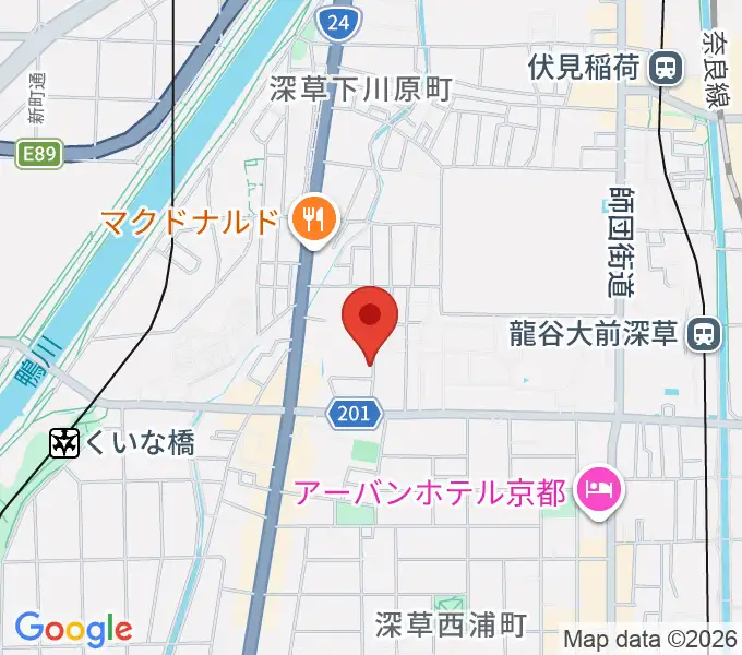 ジョニーのギター教室の地図