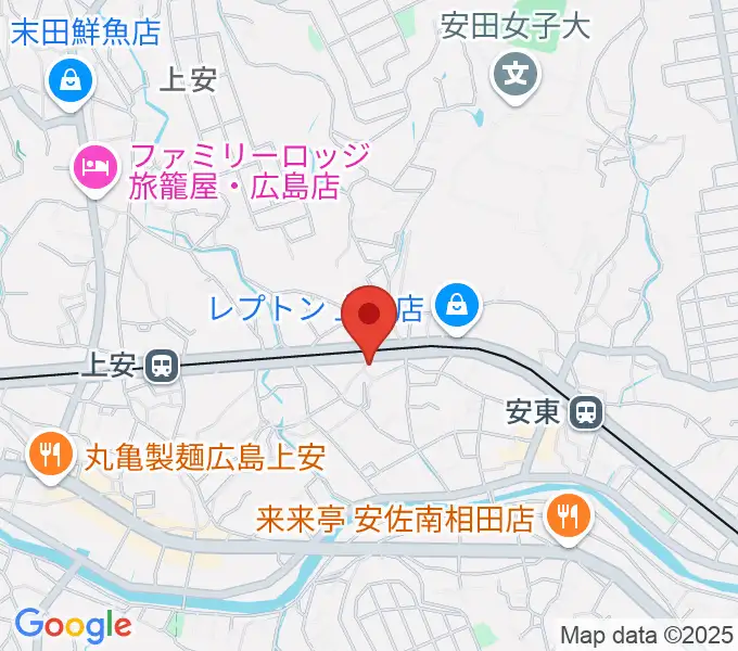 フォレスト楽器広島店の地図