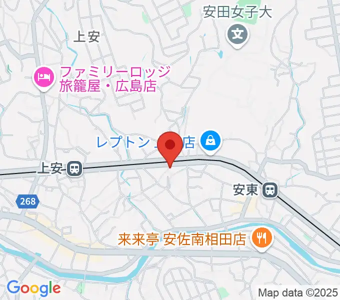 フォレスト楽器広島店の地図