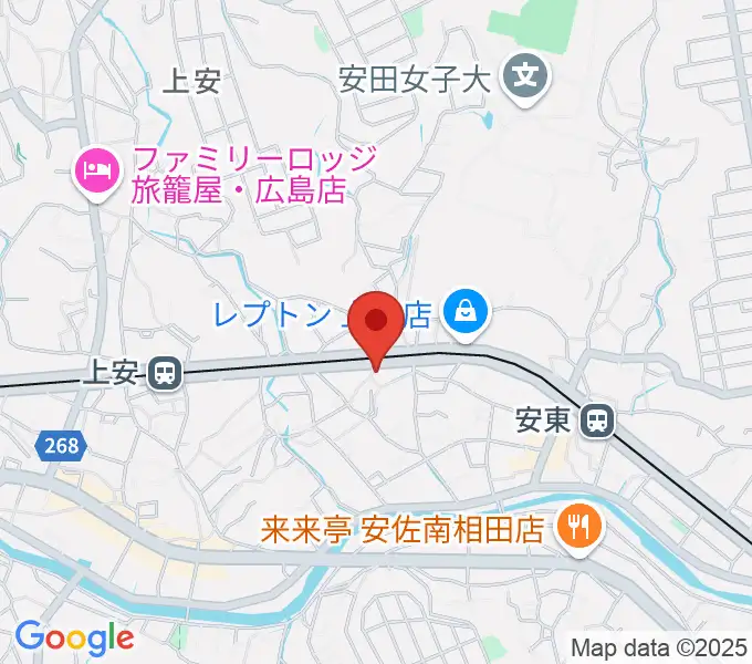 フォレスト楽器広島店の地図