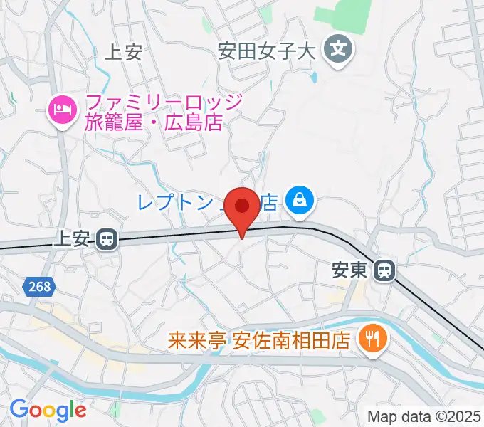 フォレスト楽器広島店の地図