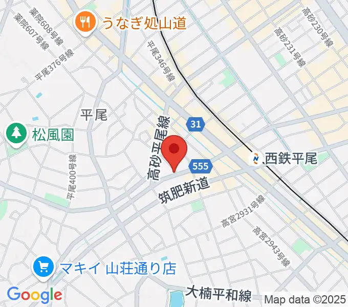 STS STUDIOの地図