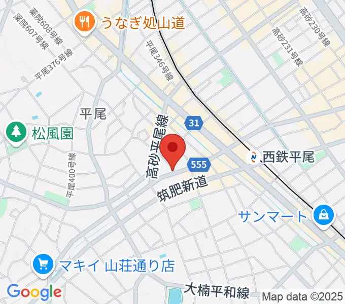 STS STUDIOの地図