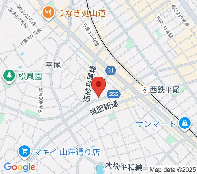 STS STUDIOの地図