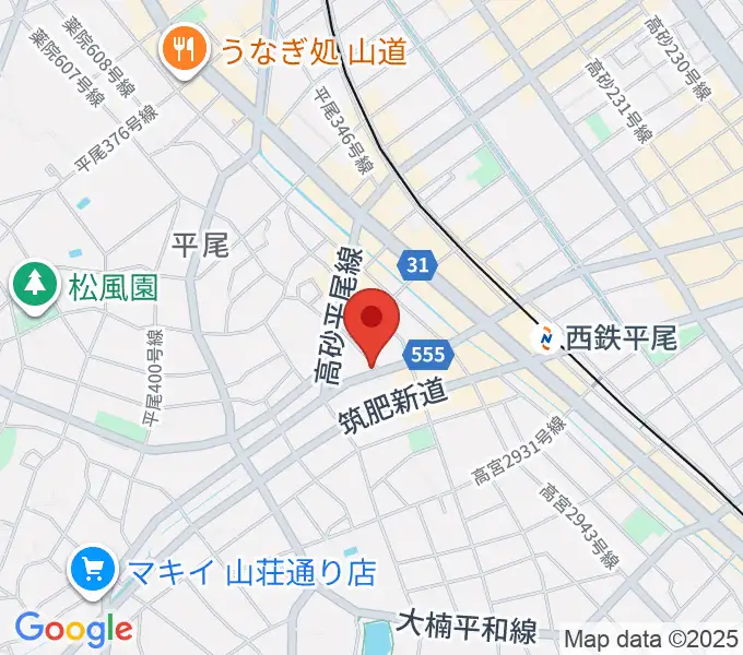 STS STUDIOの地図