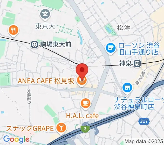 Studio Musicolore（ミュジコロール）の地図