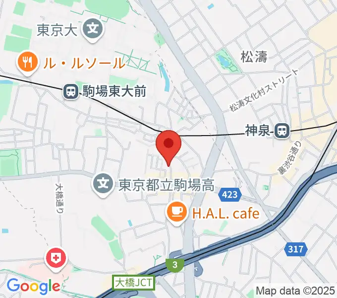 Studio Musicolore（ミュジコロール）の地図