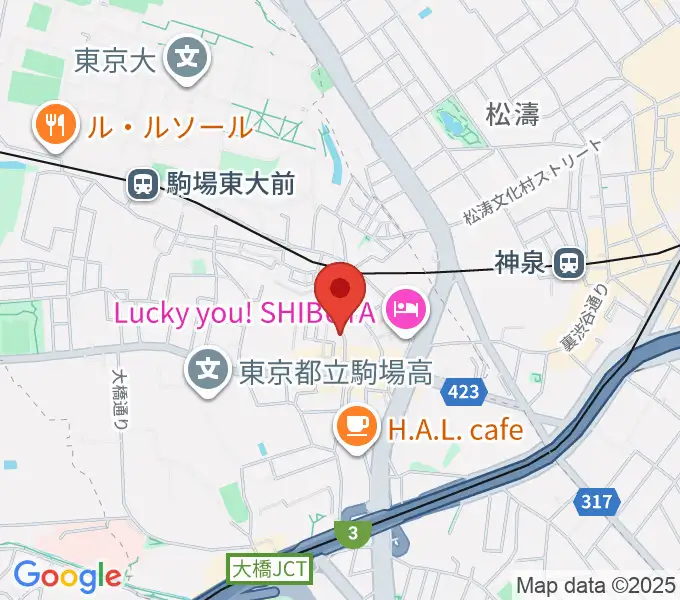 Studio Musicolore（ミュジコロール）の地図