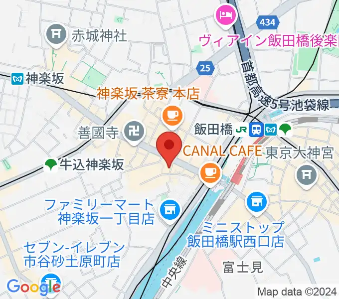 TheGLEE ザグリー神楽坂の地図