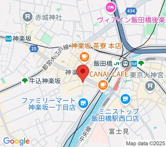 TheGLEE ザグリー神楽坂の地図