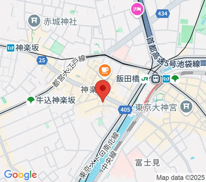 TheGLEE ザグリー神楽坂の地図