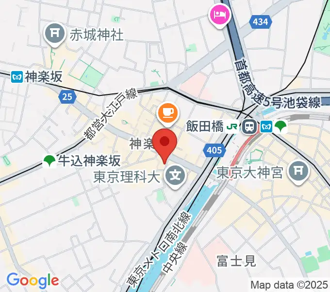 TheGLEE ザグリー神楽坂の地図