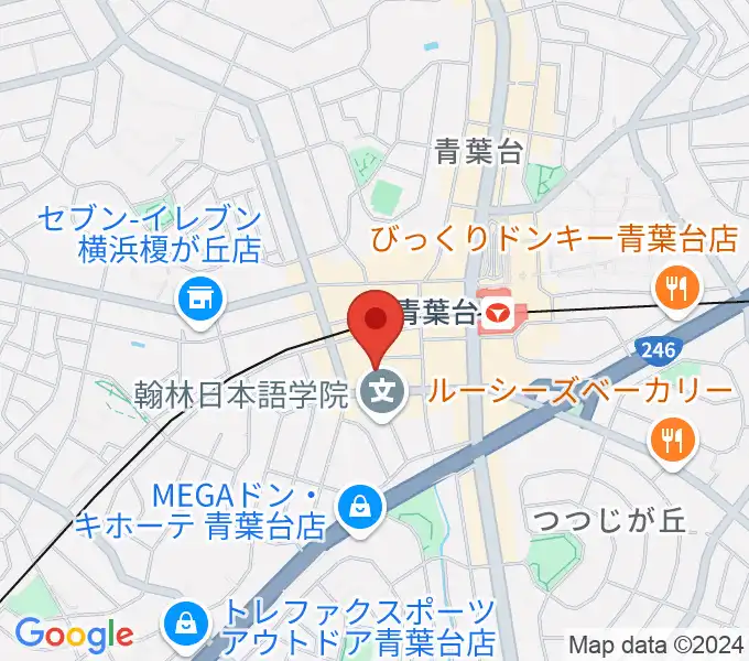 アリオーネ音楽教室の地図