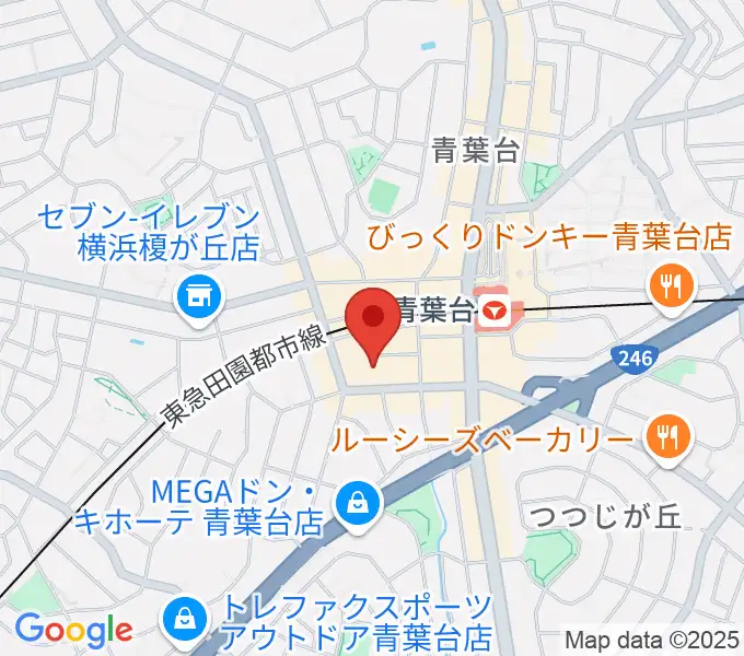 アリオーネ音楽教室の地図