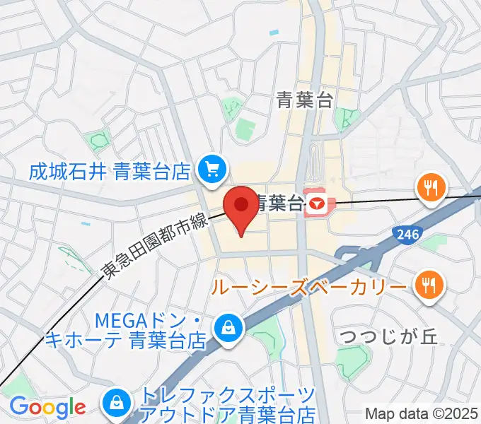 アリオーネ音楽教室の地図