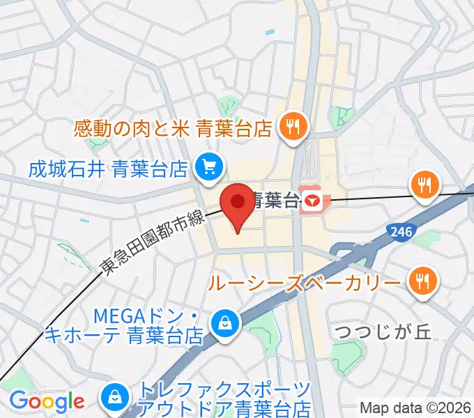 アリオーネ音楽教室の地図