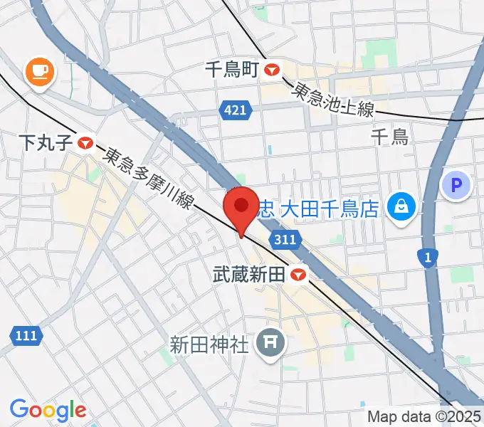 弦楽器専門店ケー・エム・アーツの地図
