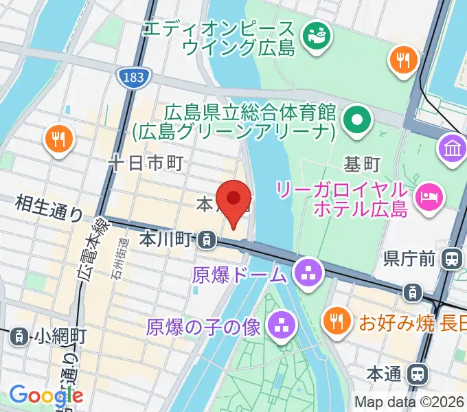 藤井音楽教室の地図
