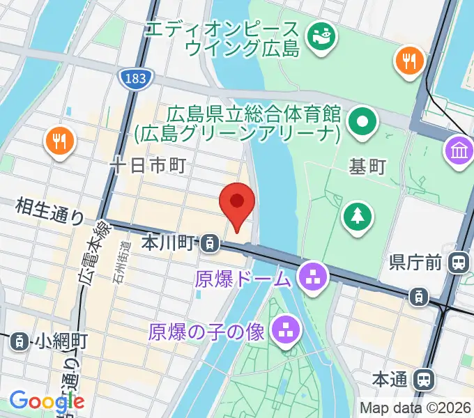 藤井音楽教室の地図