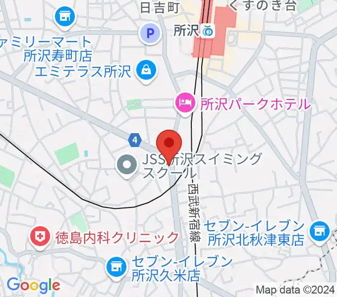 MTミュージック レンタルスタジオの地図