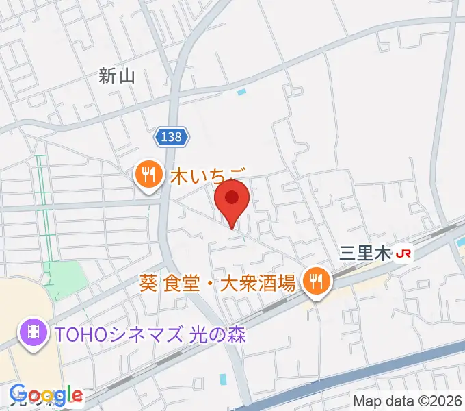 スタジオグリームの地図