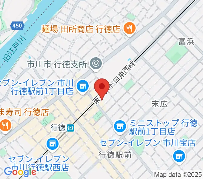 ワイルドフラワー・スタジオ行徳の地図