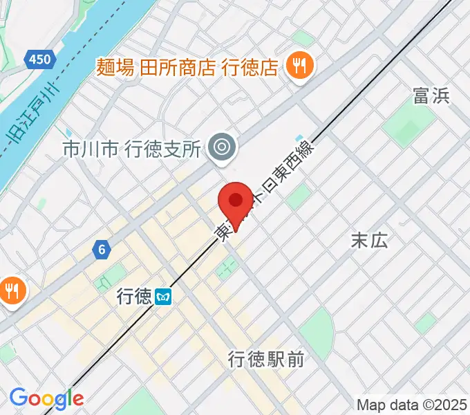 ワイルドフラワー・スタジオ行徳の地図