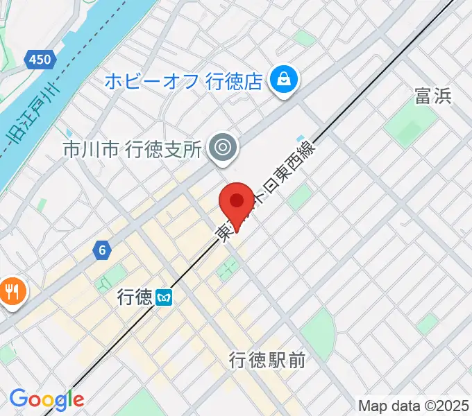 ワイルドフラワー・スタジオ行徳の地図