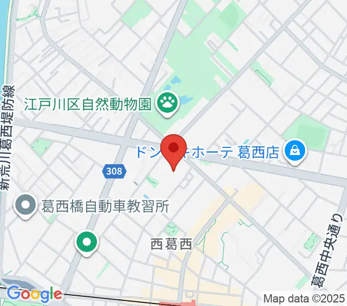 島村楽器 イオン葛西店の地図