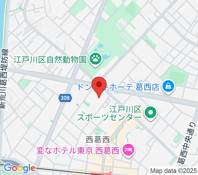 島村楽器 イオン葛西店の地図