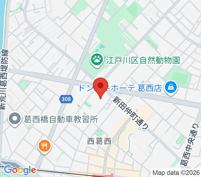 島村楽器 イオン葛西店の地図