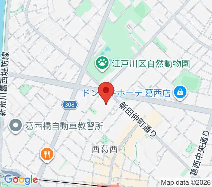 島村楽器 イオン葛西店の地図