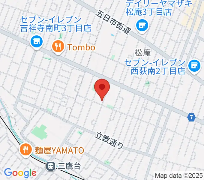 平野真理子ピアノ音楽教室の地図