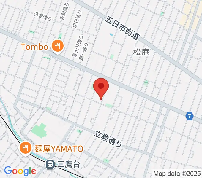 平野真理子ピアノ音楽教室の地図