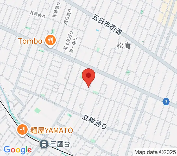 平野真理子ピアノ音楽教室の地図