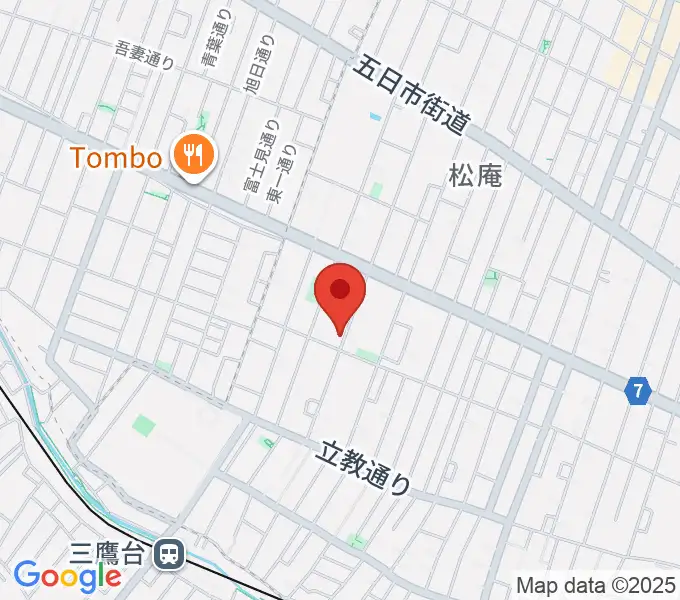 平野真理子ピアノ音楽教室の地図