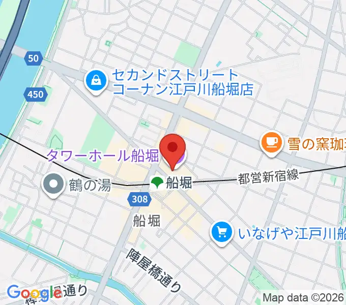 島村楽器 ミュージックサロン船堀の地図