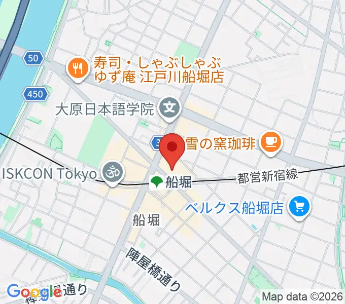 島村楽器 ミュージックサロン船堀の地図